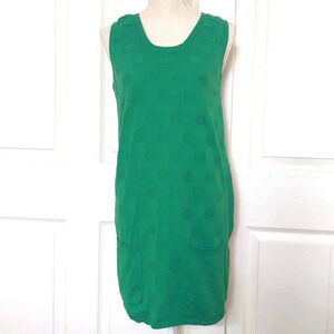 See by Chloe Polkadot Green Sweater Dress